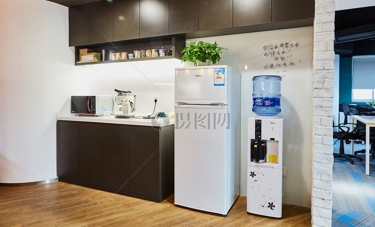 免費辦公茶水間圖片素材 高效優雅的辦公環境視覺典范